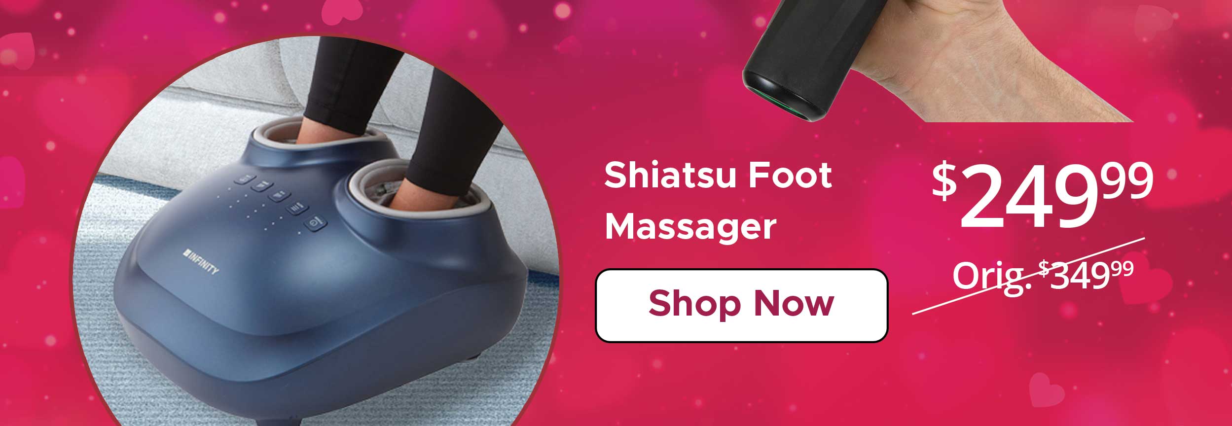 Infinity shiatsu foot discount massager